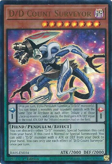D/D Count Surveyor (Ultra Rare) [RA05-EN034] Ultra Rare