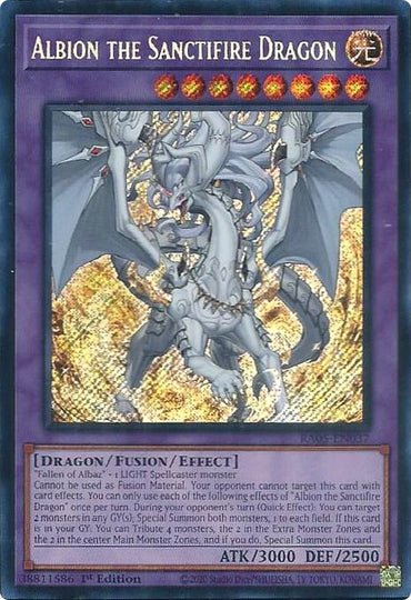Albion the Sanctifire Dragon (Secret Rare) [RA05-EN037] Secret Rare