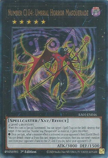 Number C104: Umbral Horror Masquerade (Ultimate Rare) [RA05-EN046] Ultimate Rare