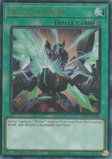 Quick Launch (Ultimate Rare) [RA05-EN062] Ultimate Rare