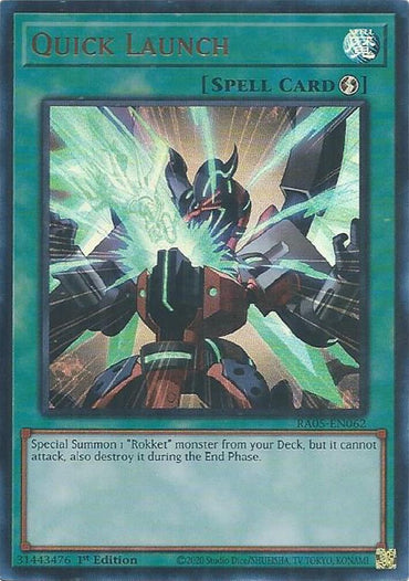 Quick Launch (Ultra Rare) [RA05-EN062] Ultra Rare