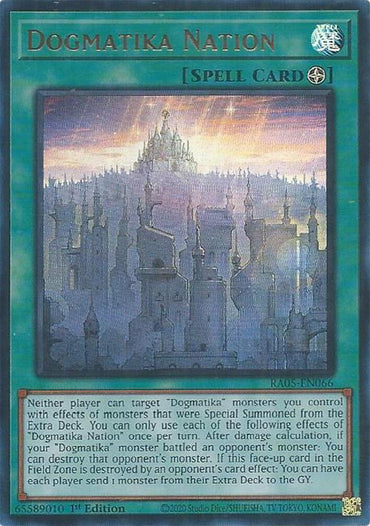Dogmatika Nation (Ultra Rare) [RA05-EN066] Ultra Rare