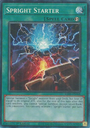 Spright Starter (Collector's Rare) [RA05-EN068] Collector's Rare