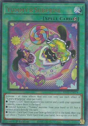 YummySurprise (Ultimate Rare) [RA05-EN074] Ultimate Rare