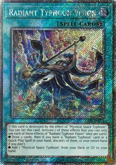 Radiant Typhoon Vision (Platinum Secret Rare) [RA05-EN075] Platinum Secret Rare