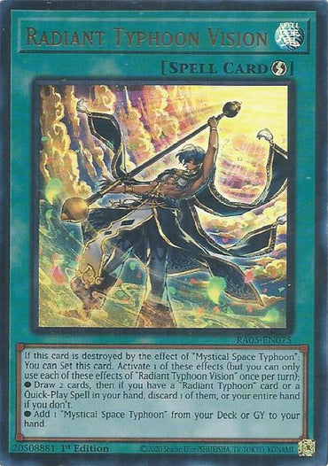 Radiant Typhoon Vision (Ultra Rare) [RA05-EN075] Ultra Rare