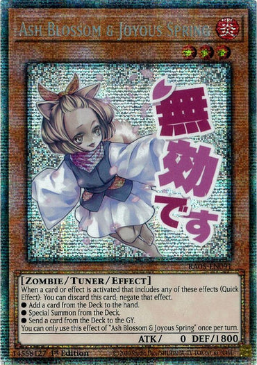 Ash Blossom & Joyous Spring (Starlight Rare) [RA05-EN091] Starlight Rare