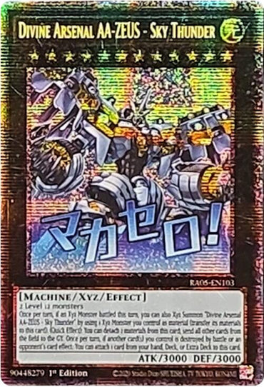 Divine Arsenal AA-ZEUS - Sky Thunder (Starlight Rare) [RA05-EN103] Starlight Rare