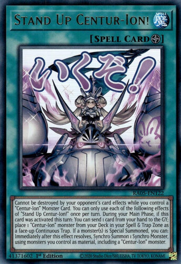 Stand Up Centur-Ion! [RA05-EN122] Ultra Rare