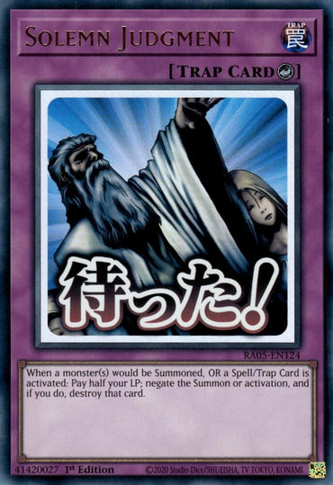 Solemn Judgment [RA05-EN124] Ultra Rare