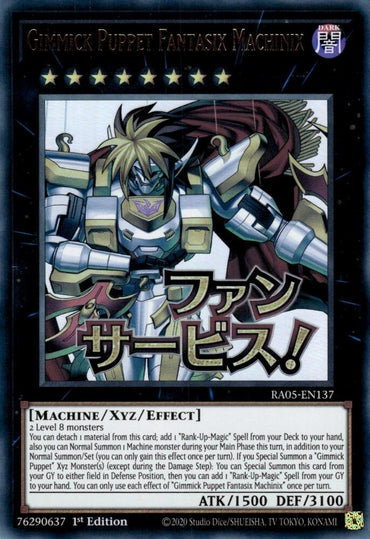 Gimmick Puppet Fantasix Machinix [RA05-EN137] Ultra Rare