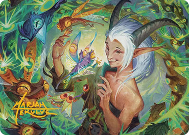 Lumaret's Favor Art Card (Gold-Stamped Signature) [Secrets of Strixhaven Art Series]