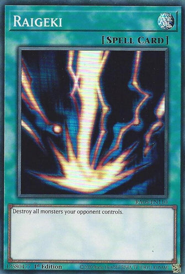 Raigeki [RA05-EN110] Super Rare