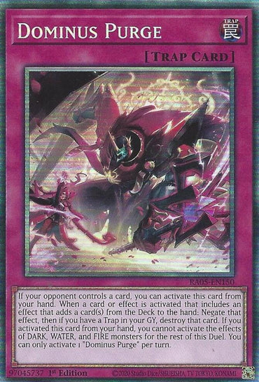 Dominus Purge (Collector's Rare) [RA05-EN150] Collector's Rare