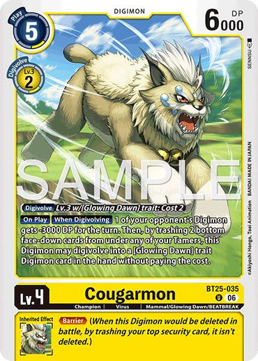 Cougarmon [BT25-035] [Dual Revolution]