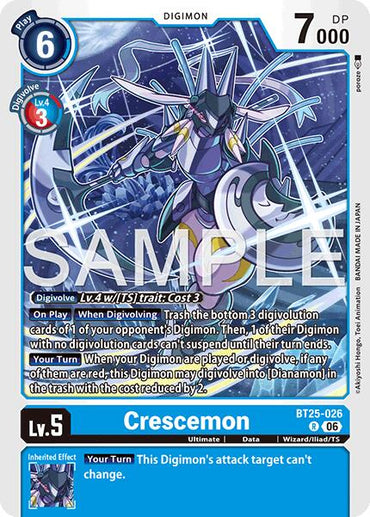 Crescemon [BT25-026] [Dual Revolution]