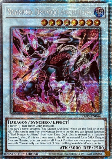 Scarred Dragon Archfiend (Starlight Rare) [RA05-EN044] Starlight Rare