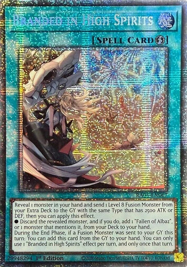 Branded in High Spirits (Starlight Rare) [RA05-EN067] Starlight Rare
