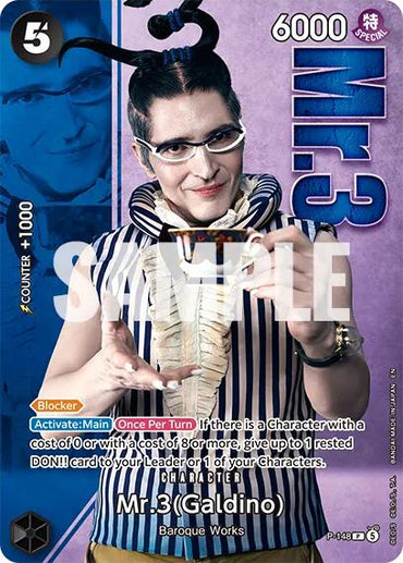 Mr.3 (Galdino) - P-148 (Premium Card Collection -Live Action Edition Vol.2 Baroque Works-) [One Piece Promotion Cards]