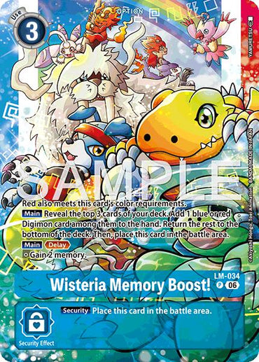 Wisteria Memory Boost! [LM-034] (Alternate Art) [Starter Deck: Beatbreak]