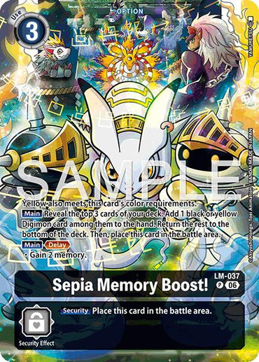 Sepia Memory Boost! [LM-037] (Alternate Art) [Starter Deck: Beatbreak]