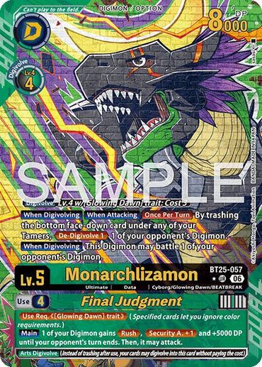 Monarchlizamon // Final Judgement [BT25-057] (Alternate Art) [Dual Revolution]