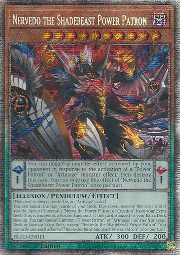 Nervedo the Shadebeast Power Patron (Starlight Rare) [BLZD-EN011] Starlight Rare