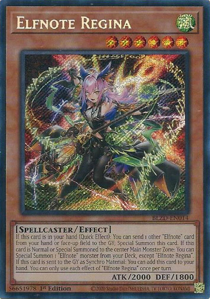 Elfnote Regina [BLZD-EN014] Secret Rare