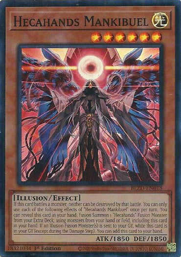 Hecahands Mankibuel [BLZD-EN018] Super Rare