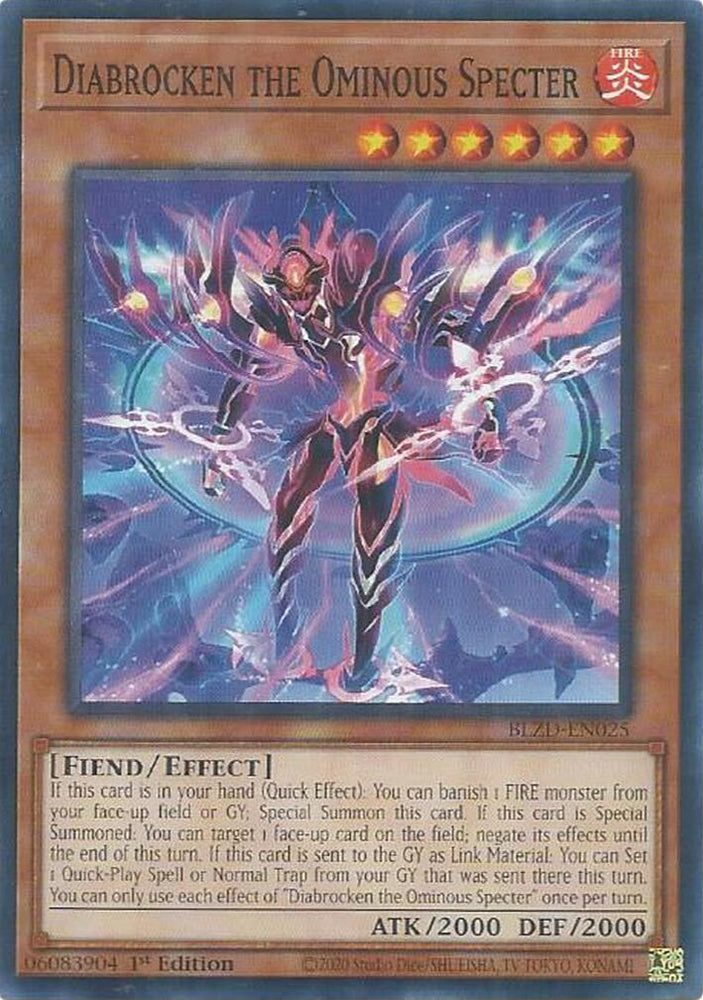 Diabrocken the Ominous Specter [BLZD-EN025] Common
