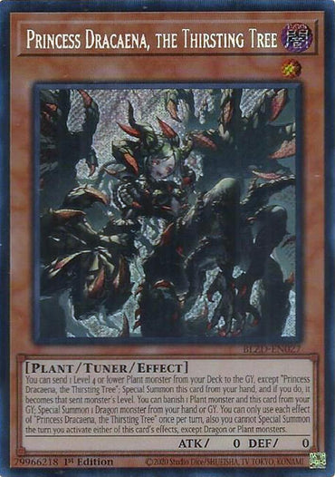 Princess Dracaena, the Thirsting Tree [BLZD-EN027] Secret Rare