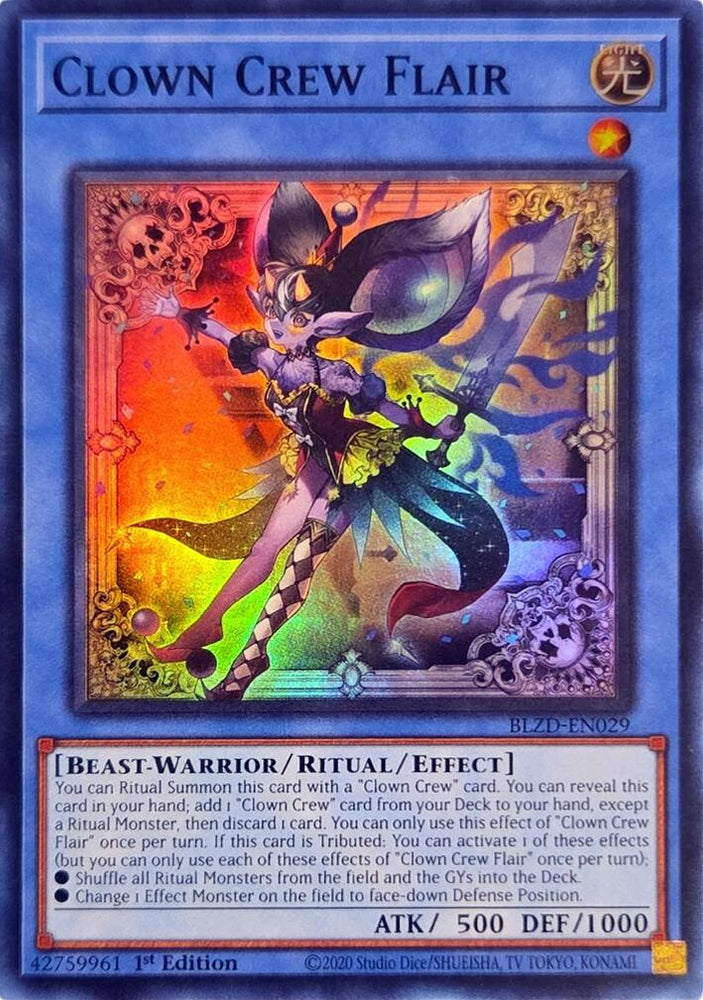 Clown Crew Flair [BLZD-EN029] Super Rare