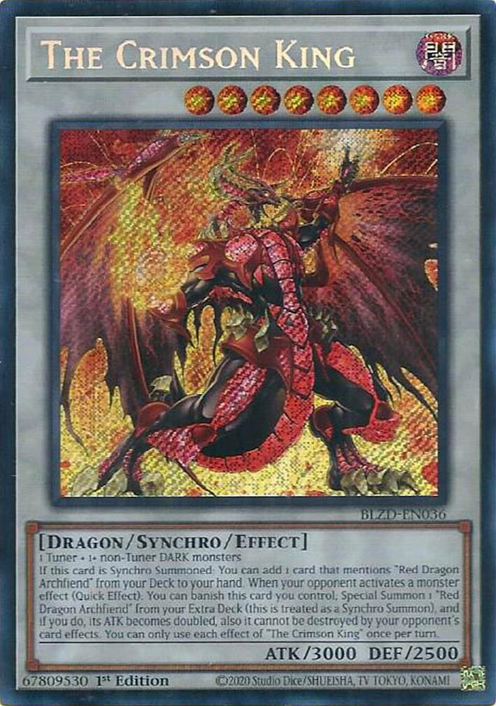The Crimson King [BLZD-EN036] Secret Rare