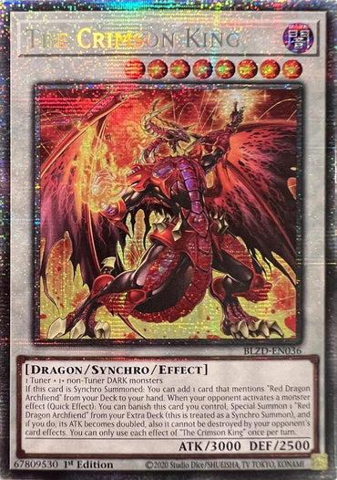 The Crimson King (Starlight Rare) [BLZD-EN036] Starlight Rare