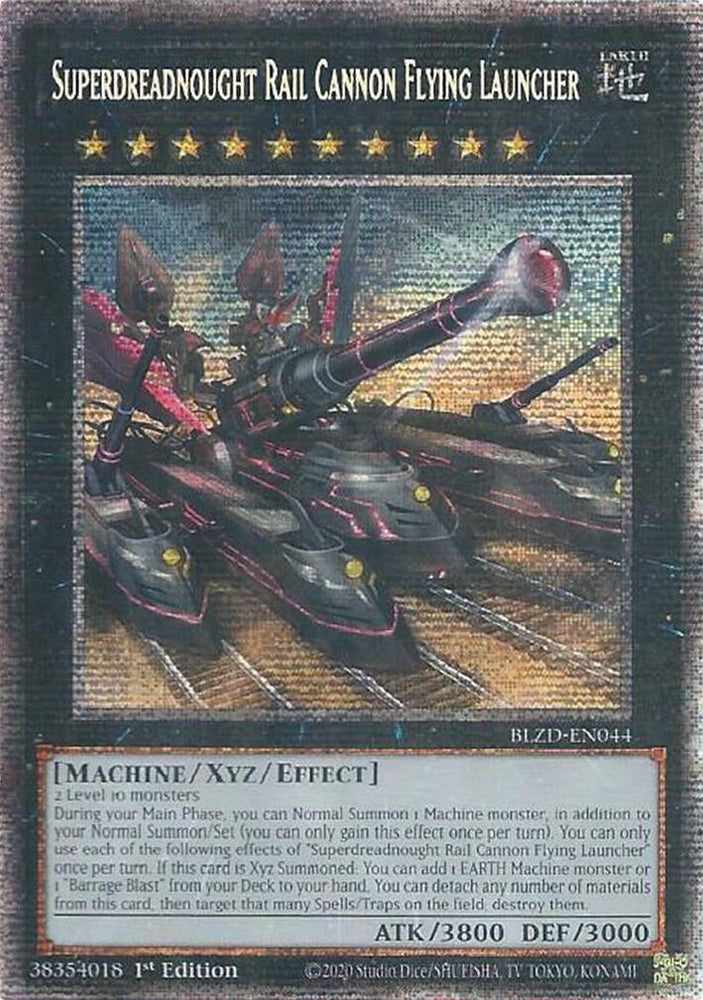 Superdreadnought Rail Cannon Flying Launcher (Starlight Rare) [BLZD-EN044] Starlight Rare