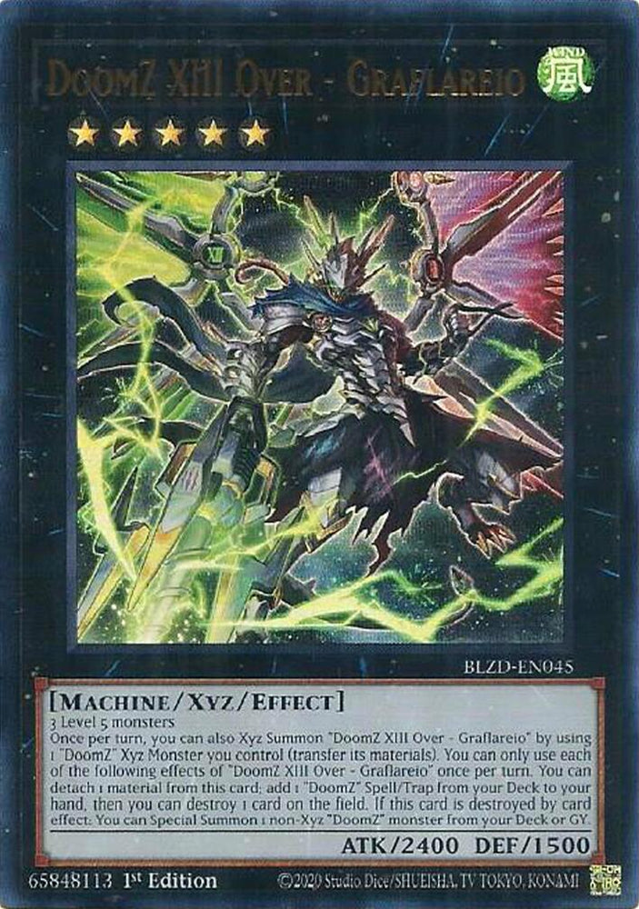 DoomZ XIII Over - Graflareio [BLZD-EN045] Ultra Rare