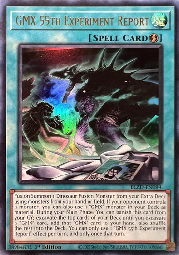 GMX 55th Experiment Report [BLZD-EN094] Ultra Rare