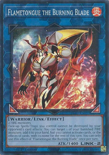 Flametongue the Burning Blade [BLZD-EN099] Super Rare