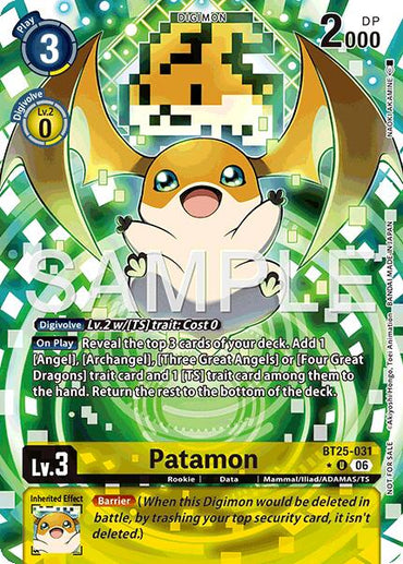 Patamon [BT25-031] (Full Art) [Dual Revolution]