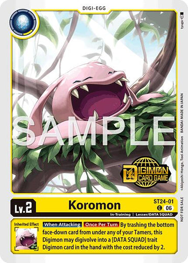 Koromon [ST24-01] (Welcome Tamers Pack Vol.2) [Starter Deck: Data Squad]