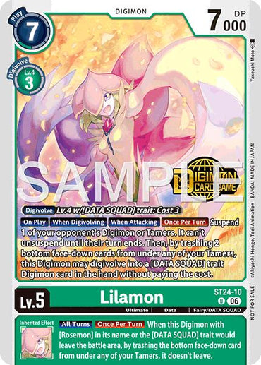 Lilamon [ST24-10] (Welcome Tamers Pack Vol.2) [Starter Deck: Data Squad]