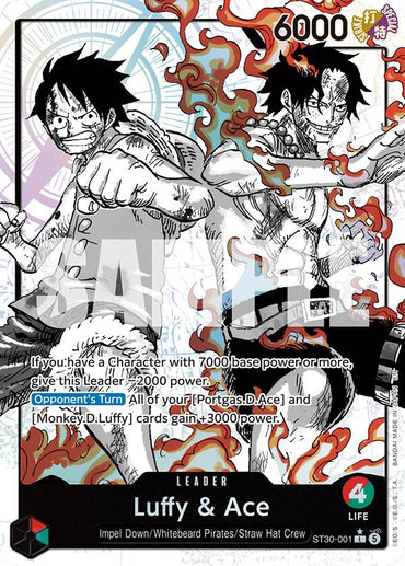 Luffy & Ace (Parallel) [Starter Deck EX: Luffy & Ace]