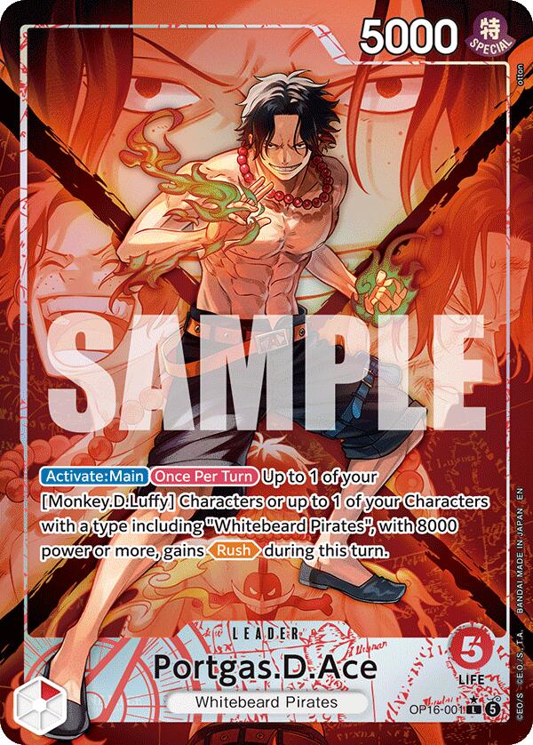 Portgas.D.Ace (1) (Alternate Art) [The Time of Battle]