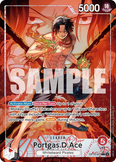 Portgas.D.Ace (1) (Alternate Art) [The Time of Battle]