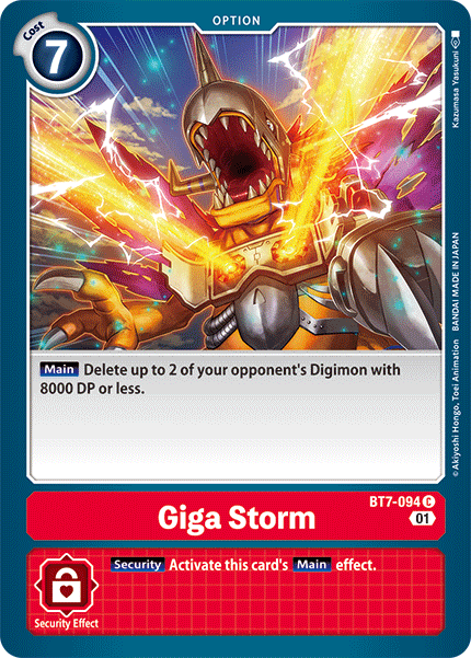 Giga Storm [BT7-094] [Próxima aventura] 