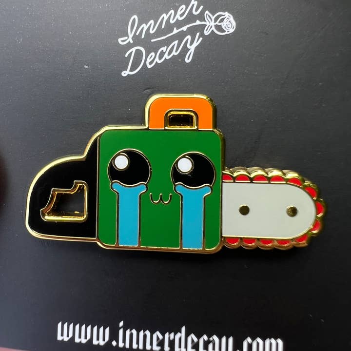Inner Decay Kawaii Chainsaw Pin