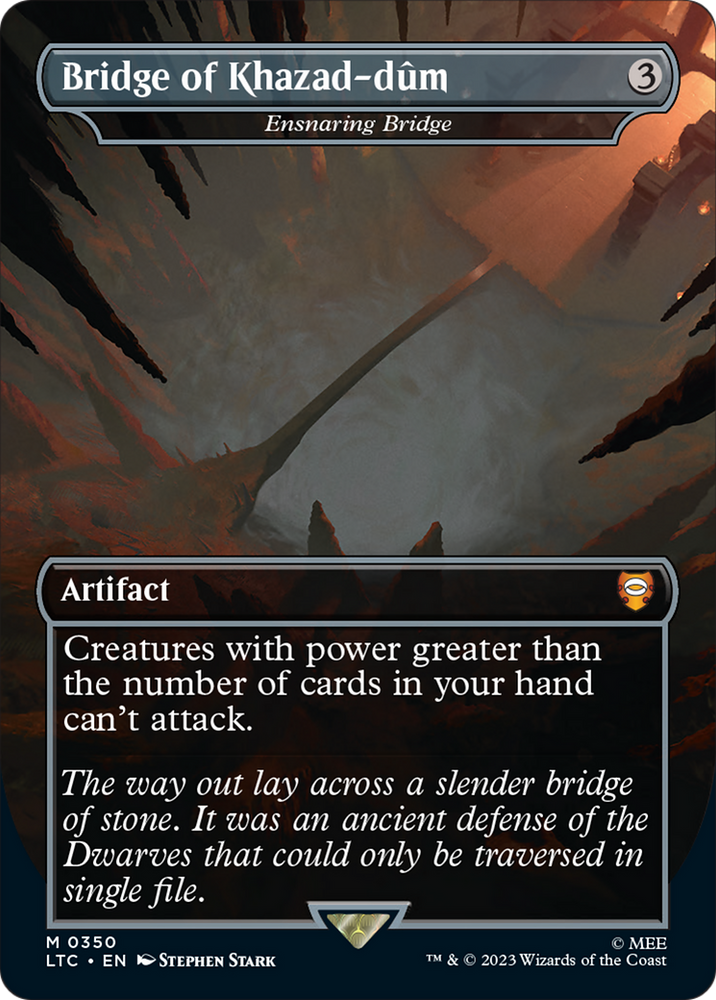 Puente atrapante - Puente de Khazad-dum [El Señor de los Anillos: Cuentos del Comandante de la Tierra Media] 
