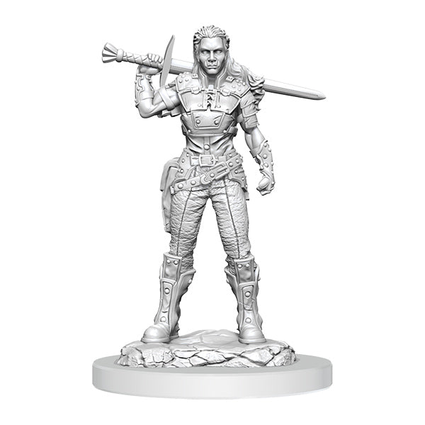 D&D Nolzur's Marvelous Miniatures: Unpainted Minis- Wave 20- Orc Fighter Female