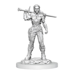 D&D Nolzur's Marvelous Miniatures: Unpainted Minis- Wave 20- Orc Fighter Female