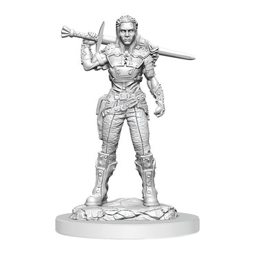 D&D Nolzur's Marvelous Miniatures: Unpainted Minis- Wave 20- Orc Fighter Female